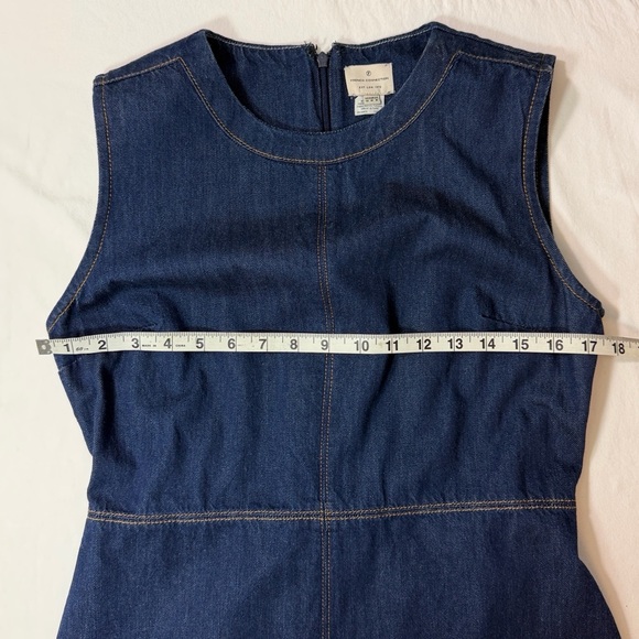 French Connection Linaira Denim Sheath Women’s Dress Size Medium - Picture 11 of 15